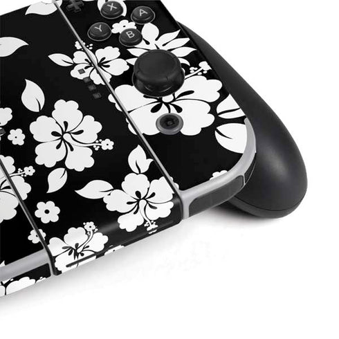 Black and White Nintendo Switch OLED (2021) Skin